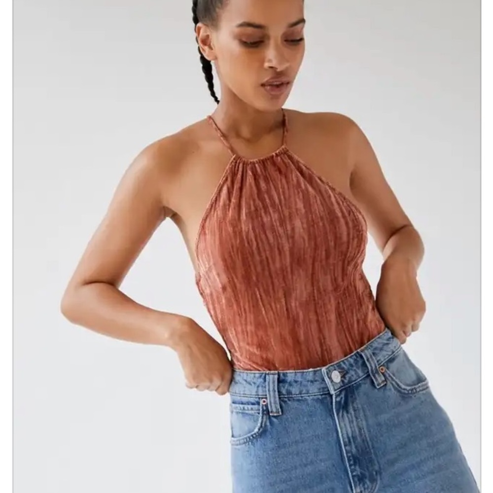 UO Velvet Strappy Bodysuit (4)